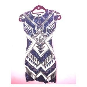 blue and white stress